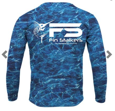 Fin Stalkers Mossy Oak Elements XT Long Sleeve Shirt available in Blacktip, Bonefish and Marlin colors!