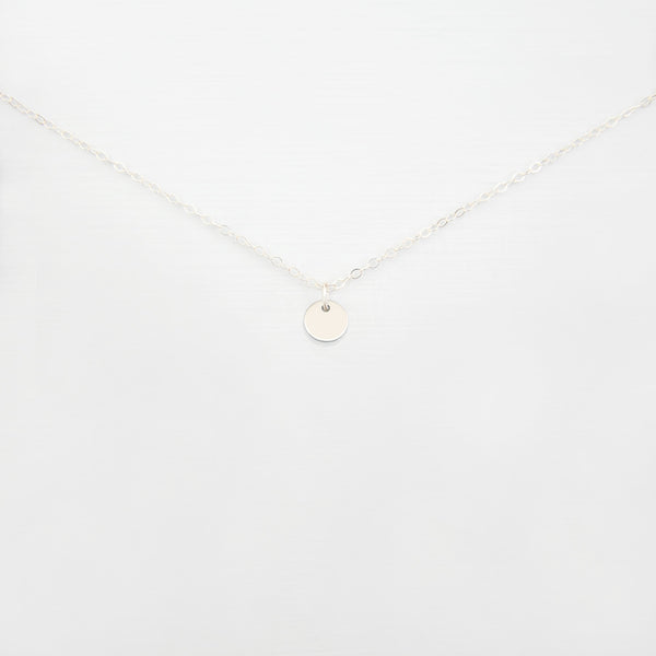 How to Care for Sterling Silver Jewellery | Tiny Disc Necklace 'Uri| Britten Anthology