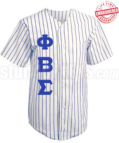 Sigma Black Pinstripe Button Up Baseball Jersey