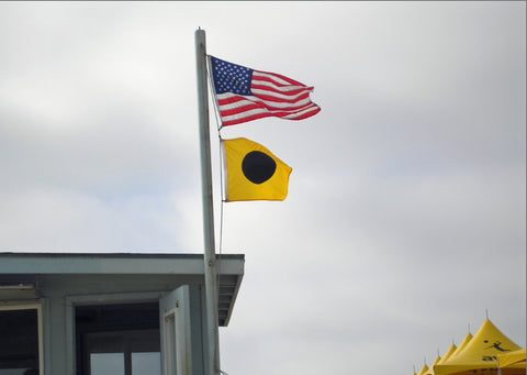 blackball lifeguard flag