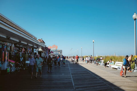 Rehoboth Beach is one of the most popular beaches in Delaware.