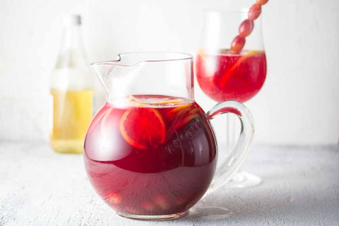 cranberry and ginger iced tea