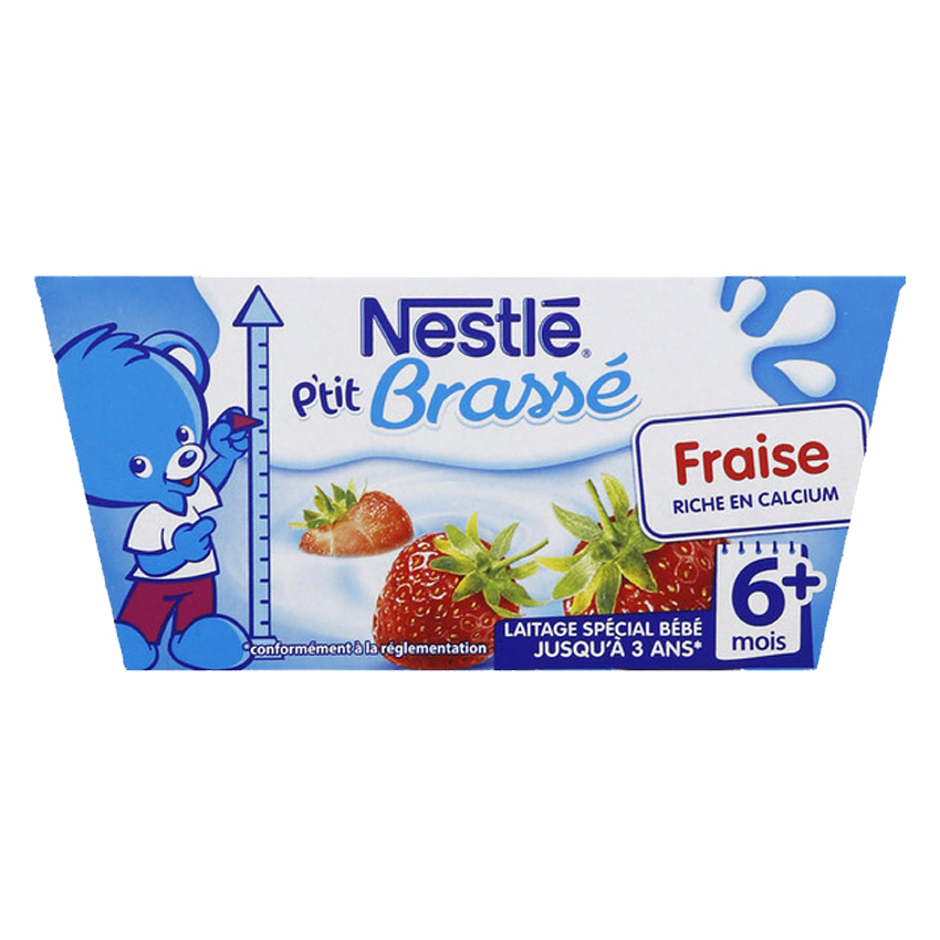 Nestle Yoghurt Fromage Blanc Style With Strawberries Baobaby