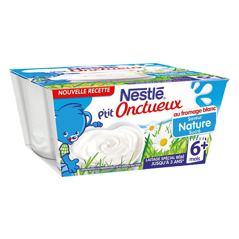 Nestle Sweet Plain Yoghurt Fromage Blanc Style Baobaby