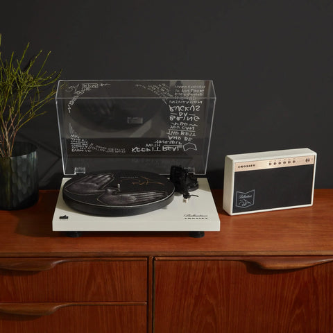 RZA's custom Ballentine and Crosely Record Player