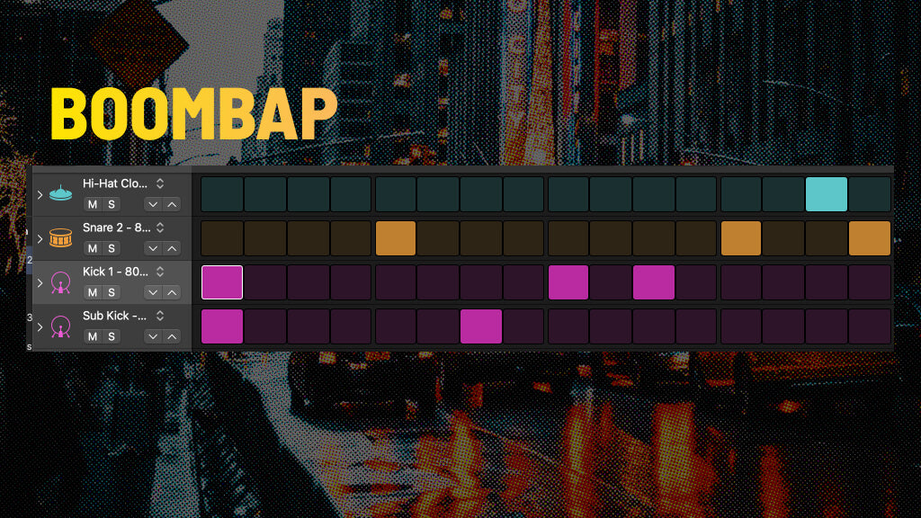 BoomBap Drum Pattern