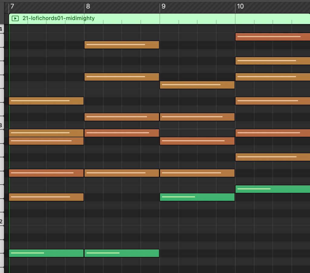 MIDI Chord Progression