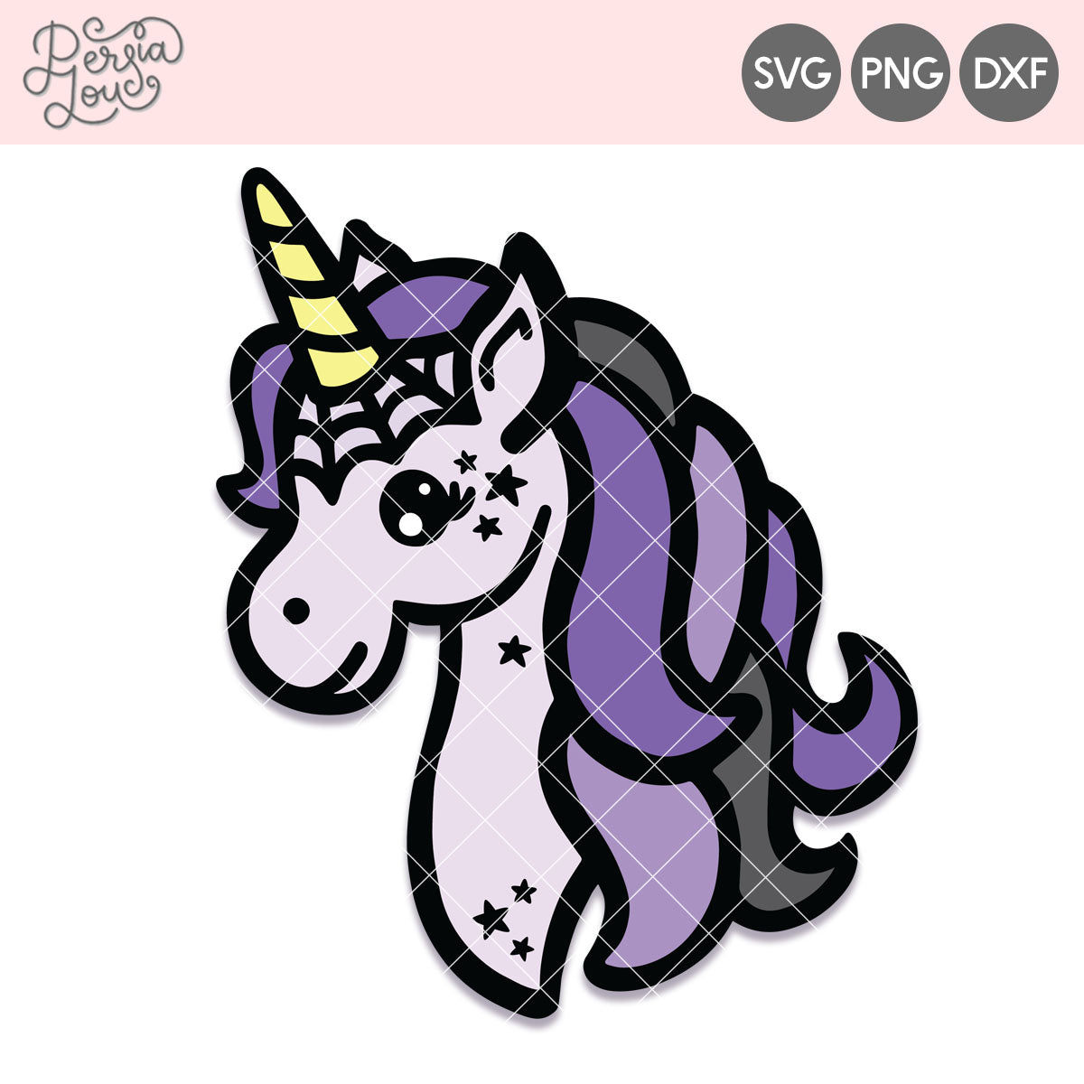 Download Scary Cute Halloween Unicorn Cut File - Persia Lou