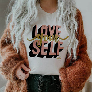 Love Yourself Eco-Friendly Graphic T-Shirt - Rad Hippie Shop
