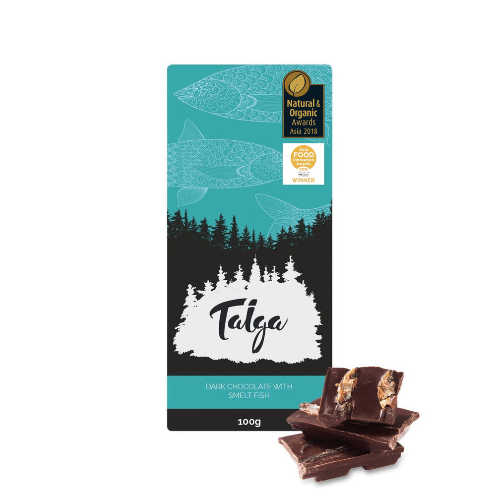 Dark Chocolate With Fish Taiga Chocolate Taiga Chocolate online shop