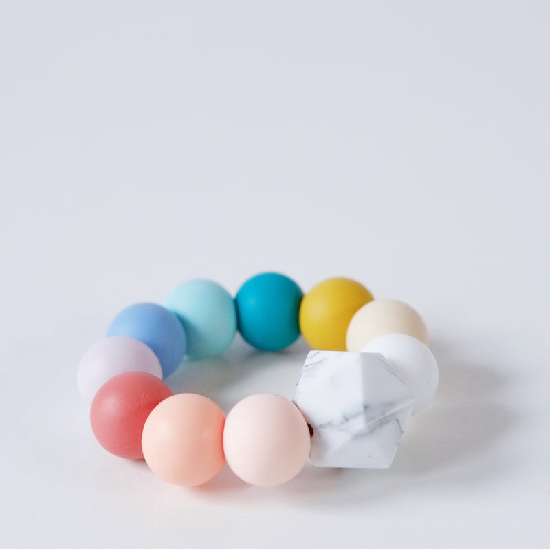 Rainbow baby teething toy | Blossom\u0026amp 