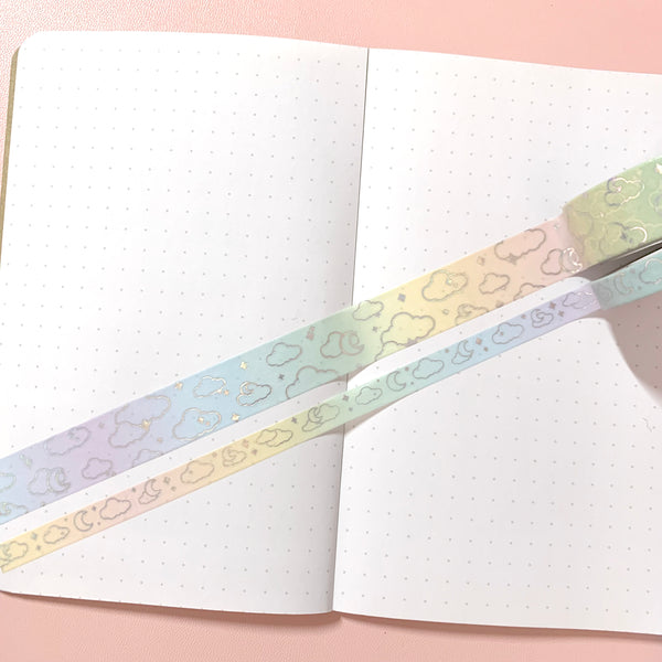 Washi Tape - Pastel Rainbow Cloud Bank – Parasol Paper Co