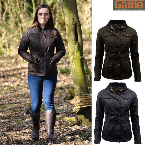 game utilitas waxed jacket