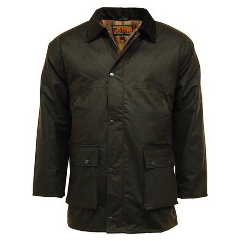 padded waxed jacket