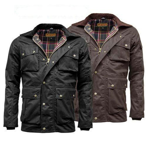 Mens Game Utilitas Wax Jacket - ek 