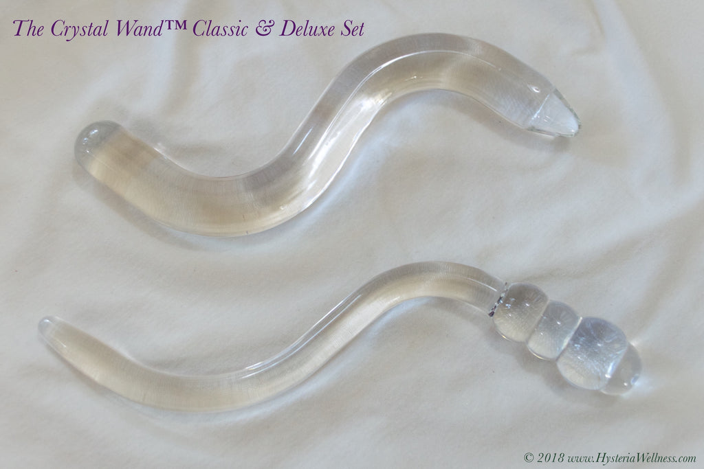The Pelvic Floor Crystal Wand Classic Deluxe Set Hysteria