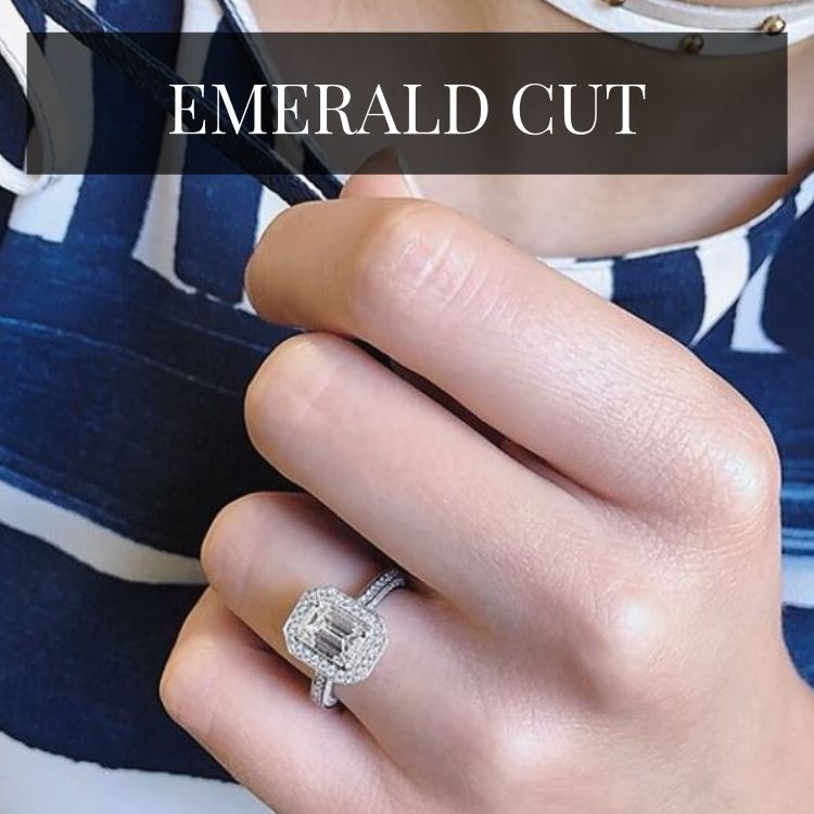 emerald cut center stones