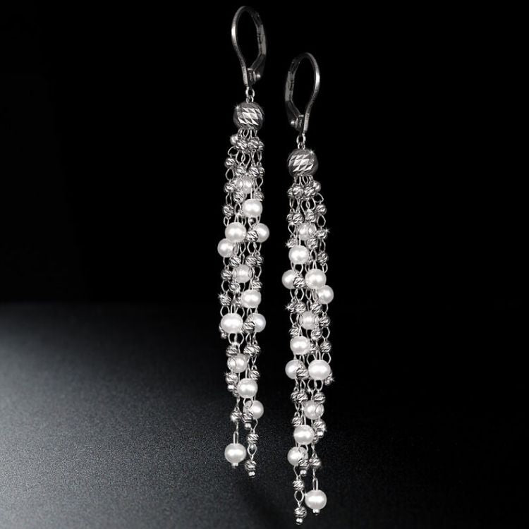 Debut Pearl Earrings - Platinum Born | Schwanke-Kasten Jewelers