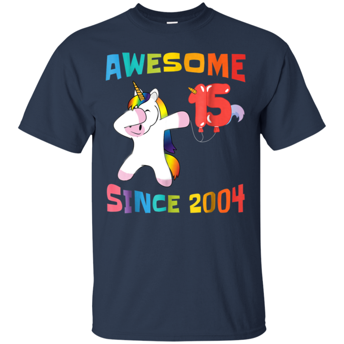 Fifteenth Birthday Unicorn 15th Bday Girls Out T Shirt G200 Ultra T-shirt