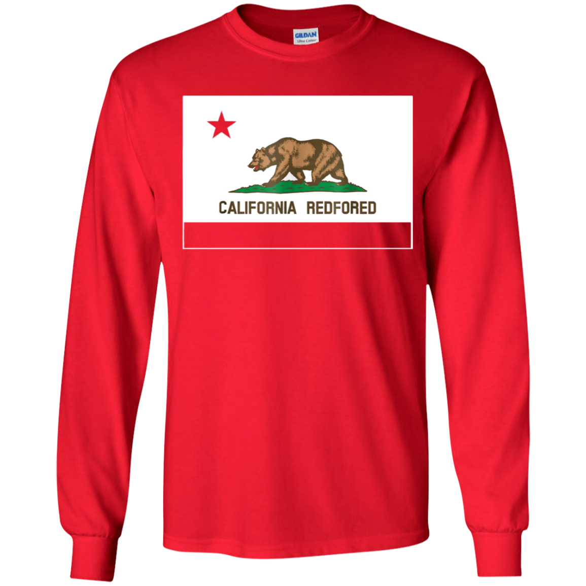 Red For Ed California T Shirt G240b Ls T-shirt