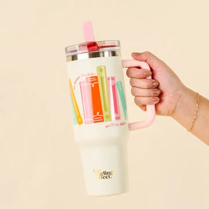 Books Lifestyle Flip Straw Tumbler - This Little Piggy