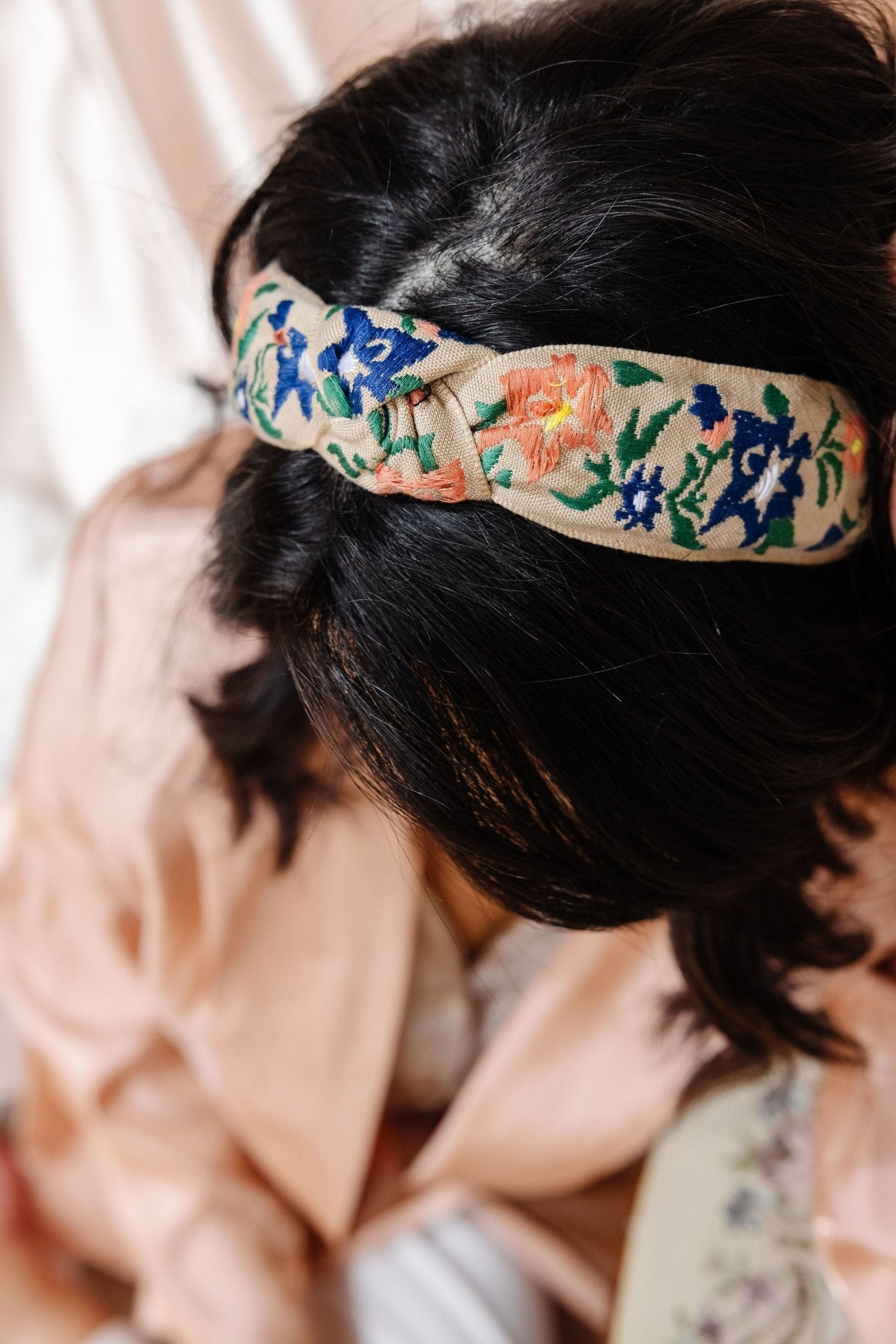 Vintage Floral Hard Headband - Headband - ANDI