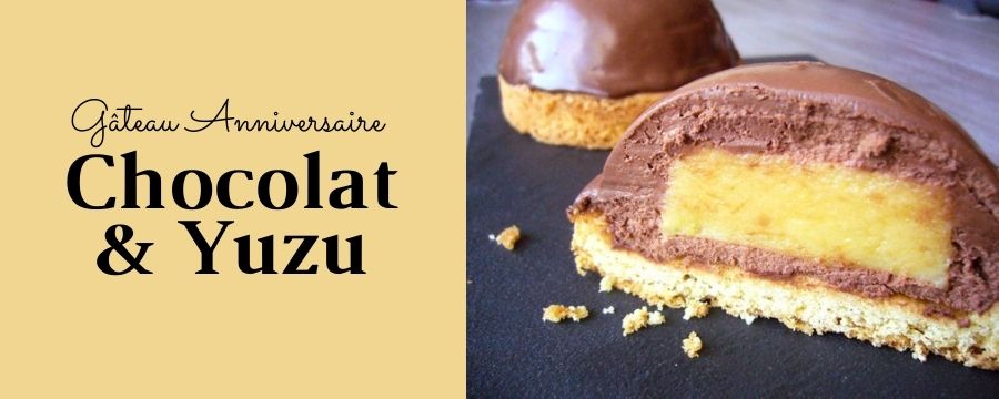 yuzu chocolate dessert