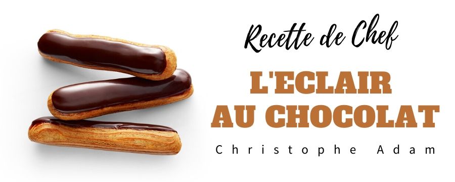 chocolate éclair by christophe adam