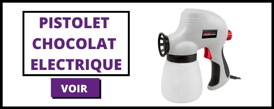 le pistolet chocolat pulvérisateur