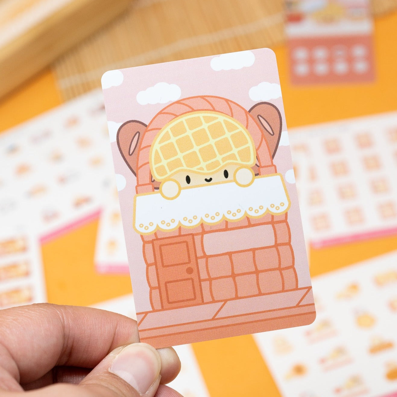 MISC068 | Bun Of A Kind Bakery Washi Card