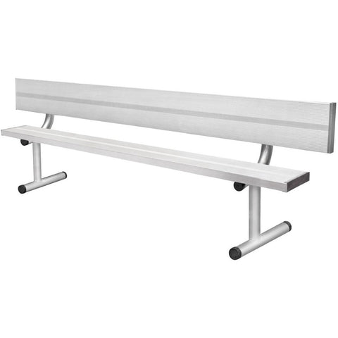 Gill Portable Aluminum Bench With Back