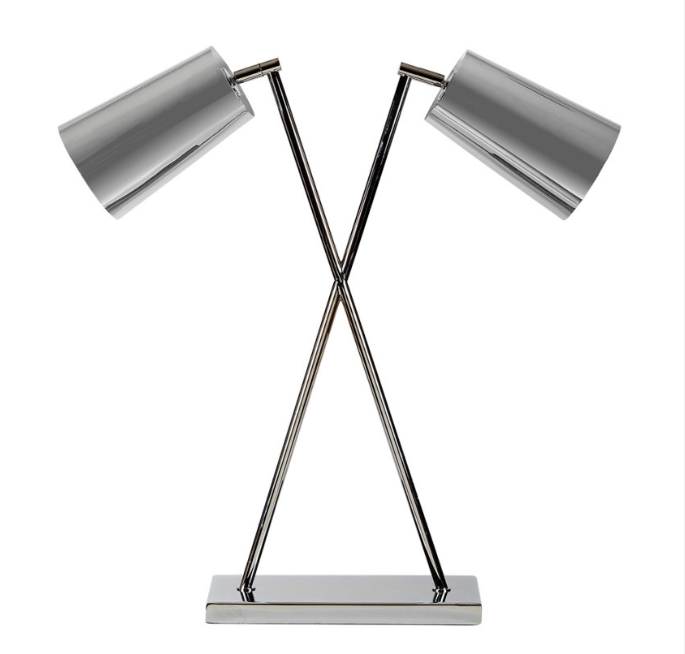 double arm table lamp