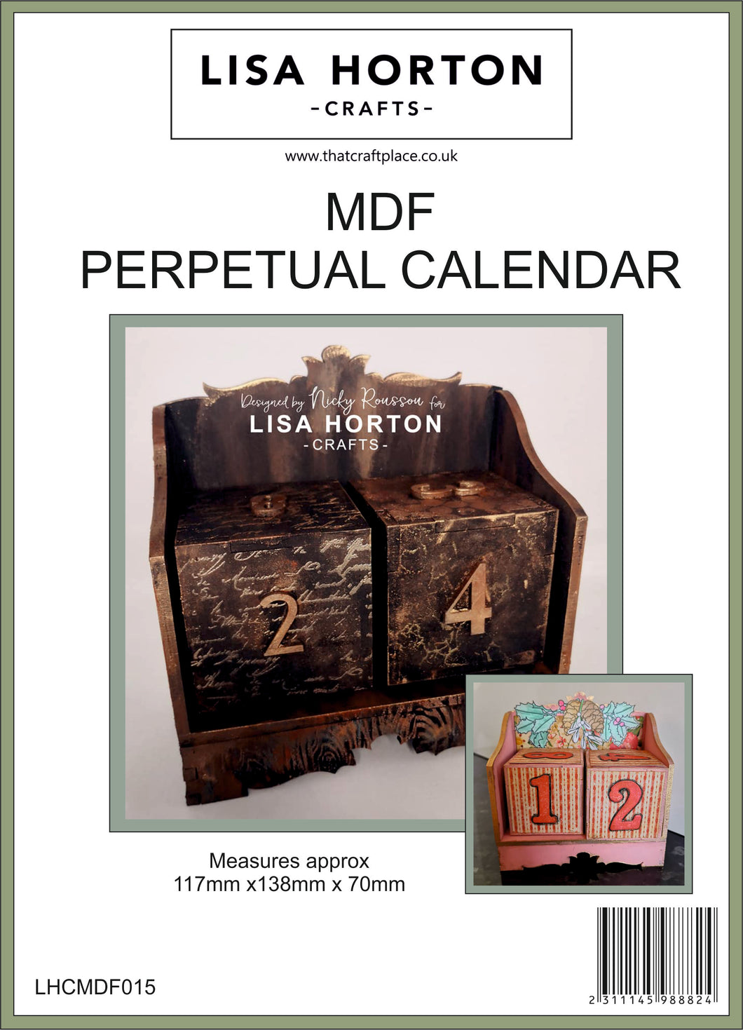 MDF Perpetual Calendar