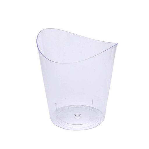 Modern Plastic Cup Like Clear Glass Set (4)