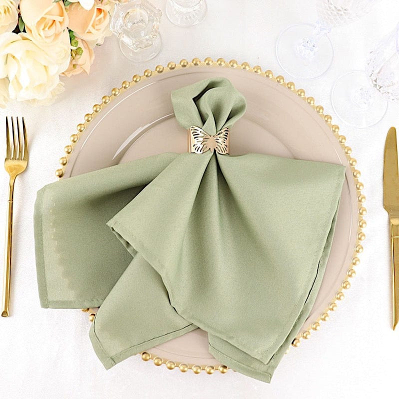 5 Polyester Dinner Table Napkins 20