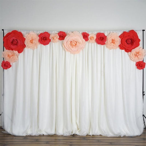6 pcs 8 wide artificial Daisy Flowers for Wall Backdrop