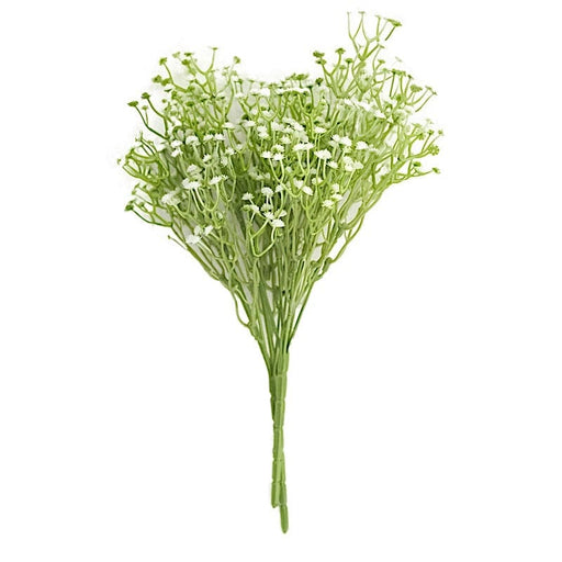 12 White 22 in Tall Baby Breath Stems Silk Artificial Flowers