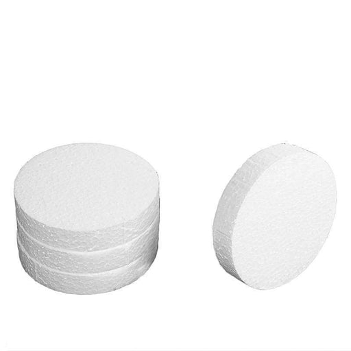 12 10-Inch White Foam Discs for Crafts DIY Kids Art Wedding Birthday Party Home Decorations Supplies