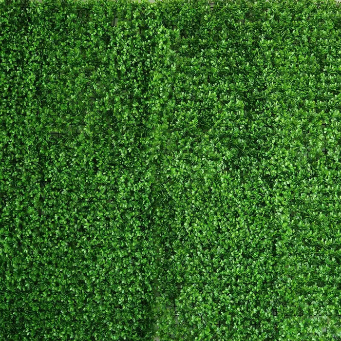 4 pcs Artificial Grass Foliage Wall Backdrop Panels 11 sq ft - Lime Green