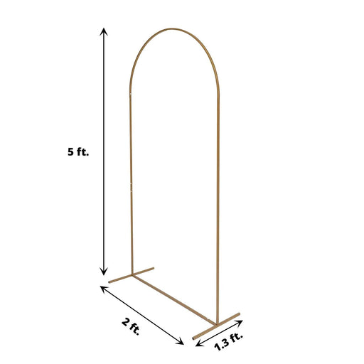 BalsaCircle 48 Gold Adjustable Over The Table Rod Stand Metal Arch Wedding  Party Catering Decorations