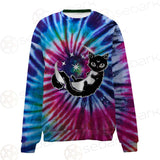 Gothic Cat Background Spill Color SED-0377 Unisex Sweatshirt