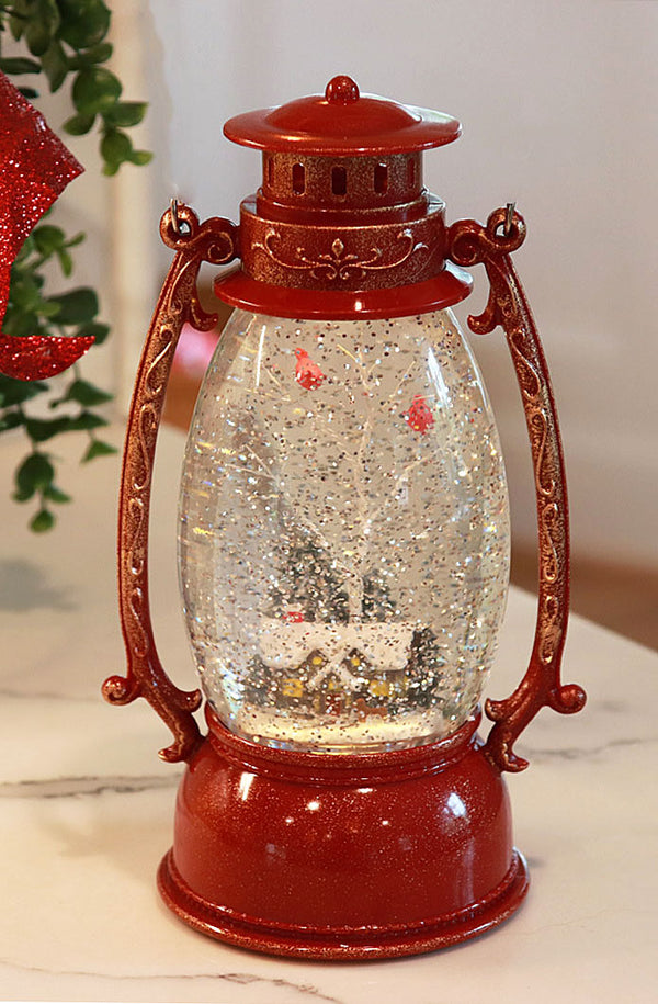 xmas snow globe lanterns