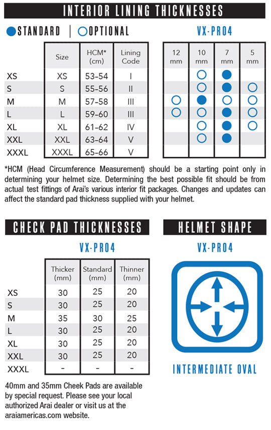 Arai VX-Pro4 Block Helmet