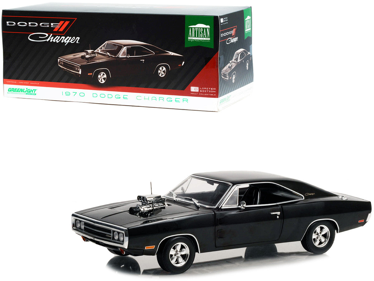 1:18 1970 Dodge Charger -- Black Dom Fast & Furious -- Greenlight