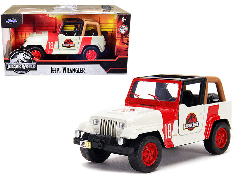 1:32 Jurassic Park Jeep Wrangler -- Jurassic World -- Jada