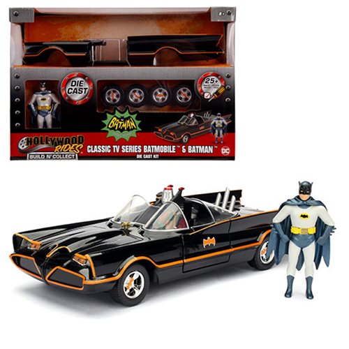 1:24 1966 Batmobile w/Batman Figurine -- Classic TV Series -- JADA DIE