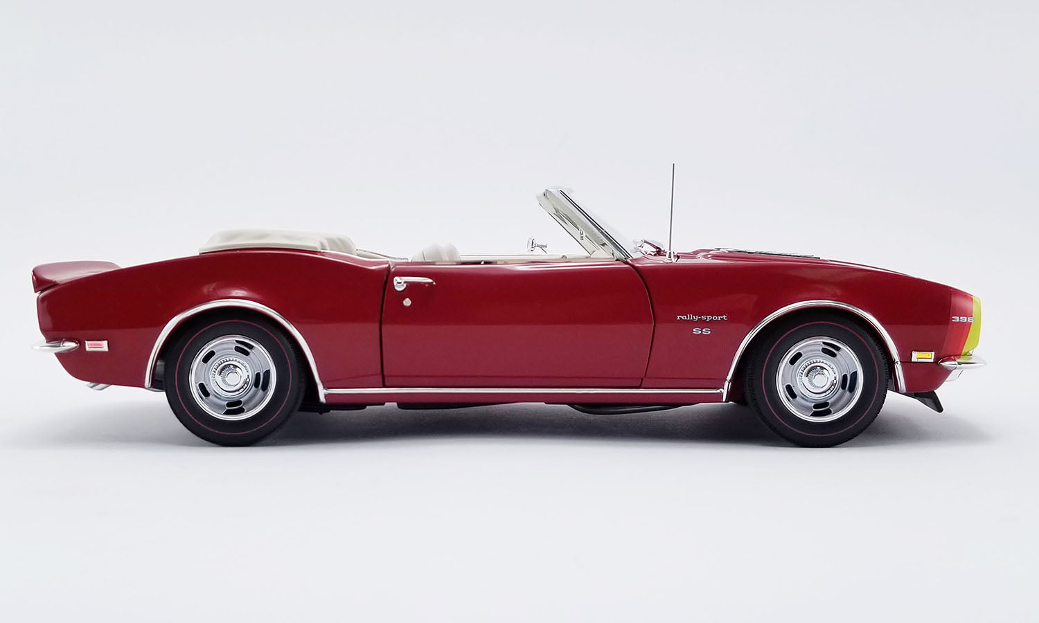 1:18 1968 Chevrolet Camaro Convertible -- Maroon -- ACME