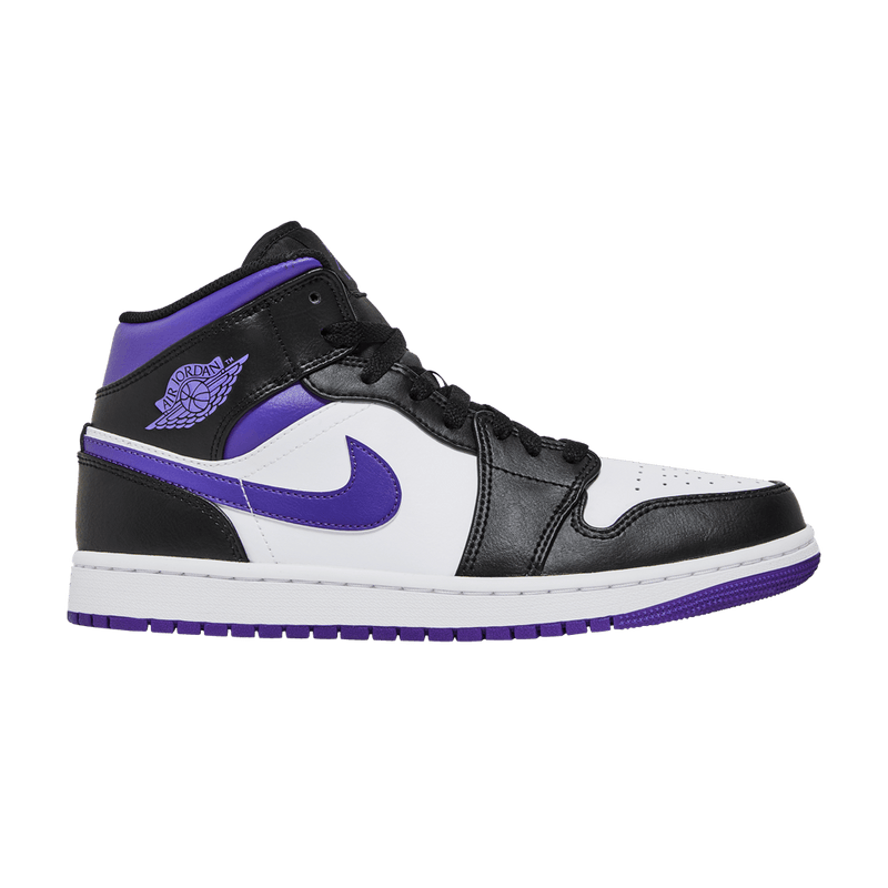 black purple jordan 1