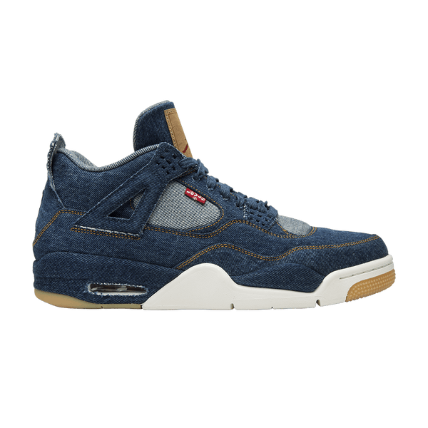 Jordan 4 Retro Levi's Black (GS) (Blank Tag)