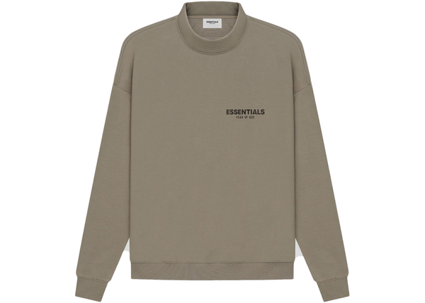 FEAR OF GOD ESSENTIALS Mock Neck Sweater Moss/Goat – Centrall Online